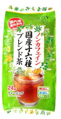 ノンカフェイン国産十六種ブレンド茶